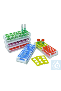 SP Bel-Art Switch-Grid Test Tube Rack; For 10- SP Bel-Art Switch-Grid Test...